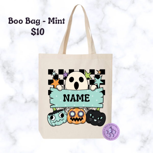 Boo Bag - Mint Tote