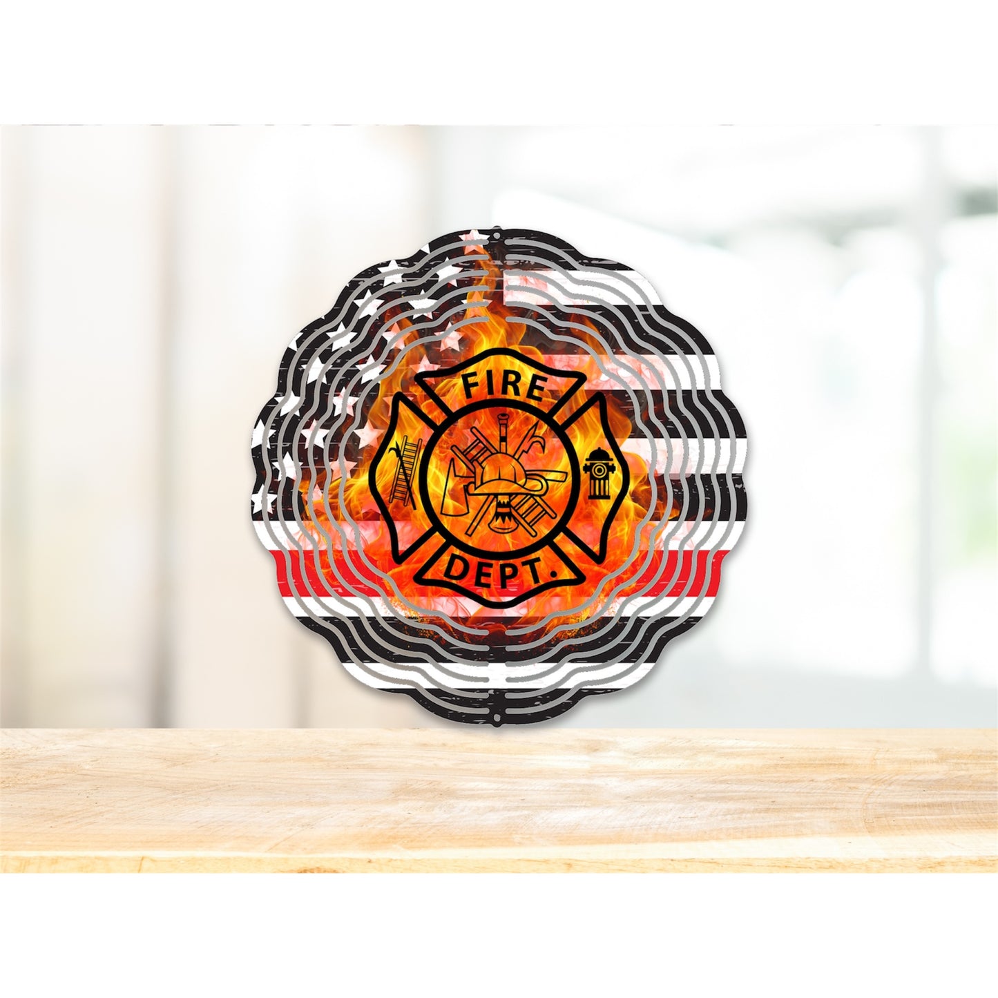 Red Line Maltese Fire Wind Spinner