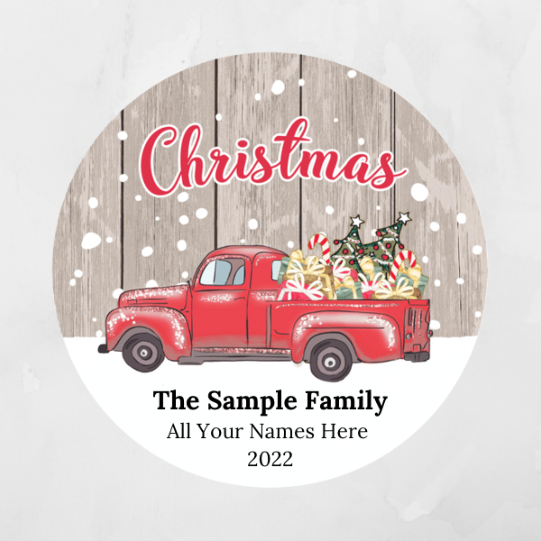 Christmas Red Truck