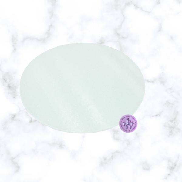 Round Glass Cutting Board 8”_Custom