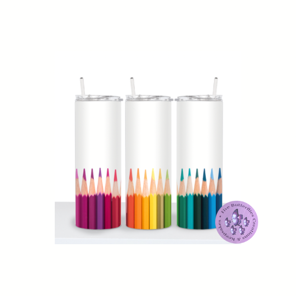 Colored Pencil Tumbler