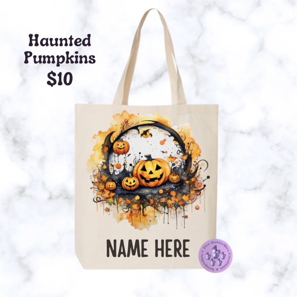 Haunted Pumpkins Tote