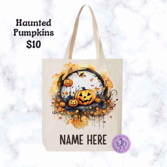 Haunted Pumpkins Tote