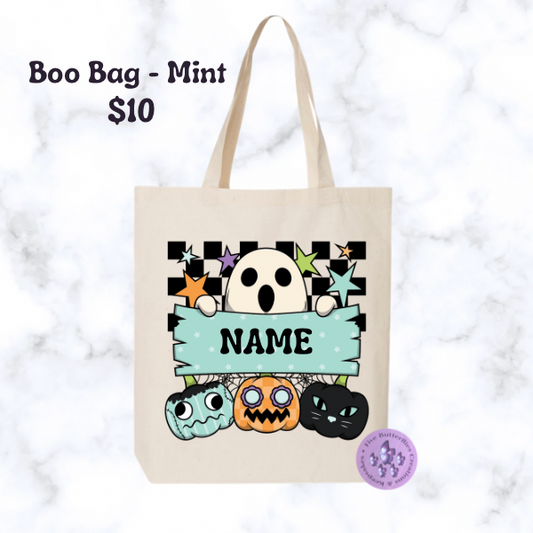 Boo Bag - Mint Tote
