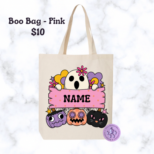 Boo Bag - Pink Tote