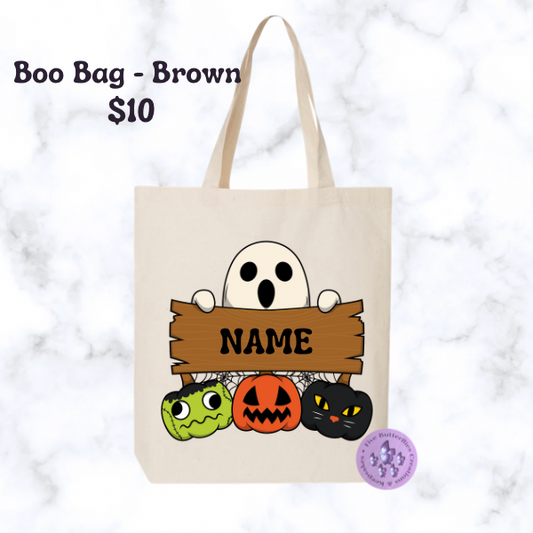 Boo Bag - Brown Tote