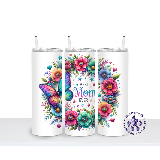 Best Mom Ever_Floral Butterfly 2