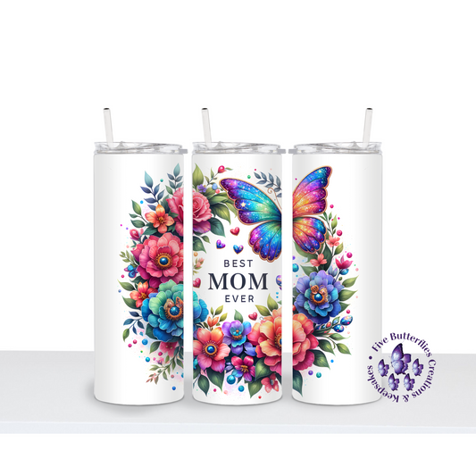 Best Mom Ever_Floral Butterfly 3