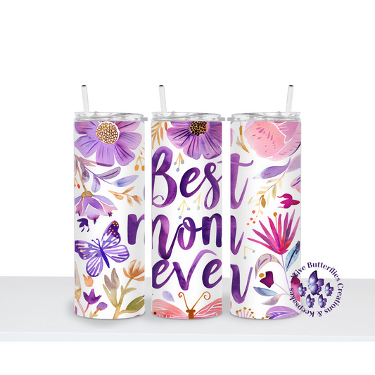 Best Mom Ever_Purple Floral