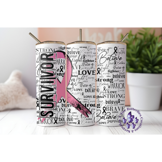 Breast Cancer Survivor w/Ribbon