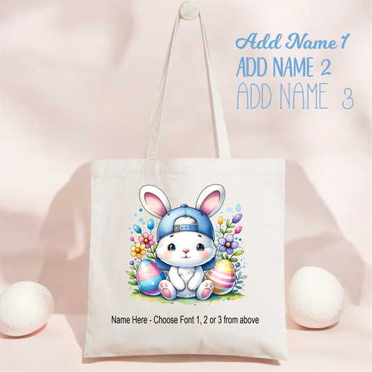 Easter Tote_Bunny Blue Hat BUNNY_8