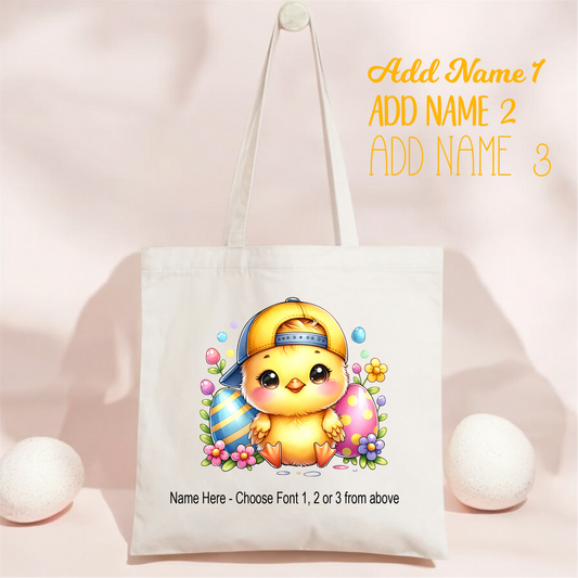 Easter Tote_Chick Yellow Hat CHICK_1