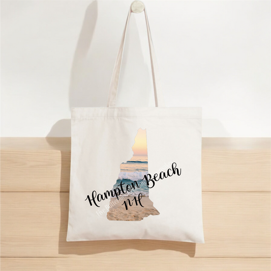Hampton Beach Canvas Tote Bag