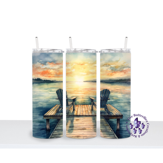 Lake Pier Horizon