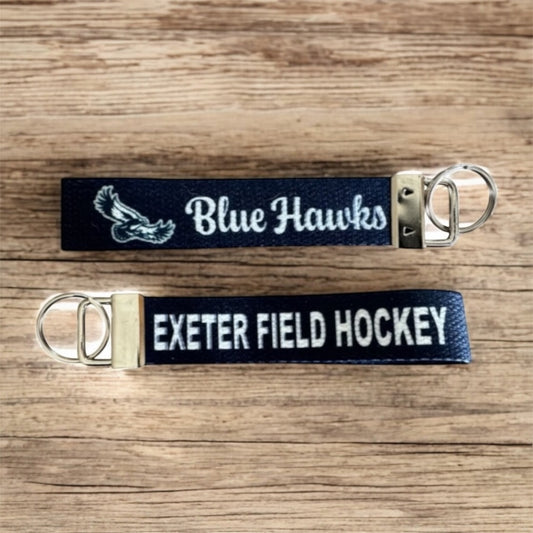 1" Cotton/Polyester Keychain Wristlet - Custom