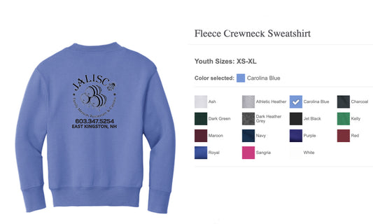 Jalisco Youth Crewneck Sweatshirt