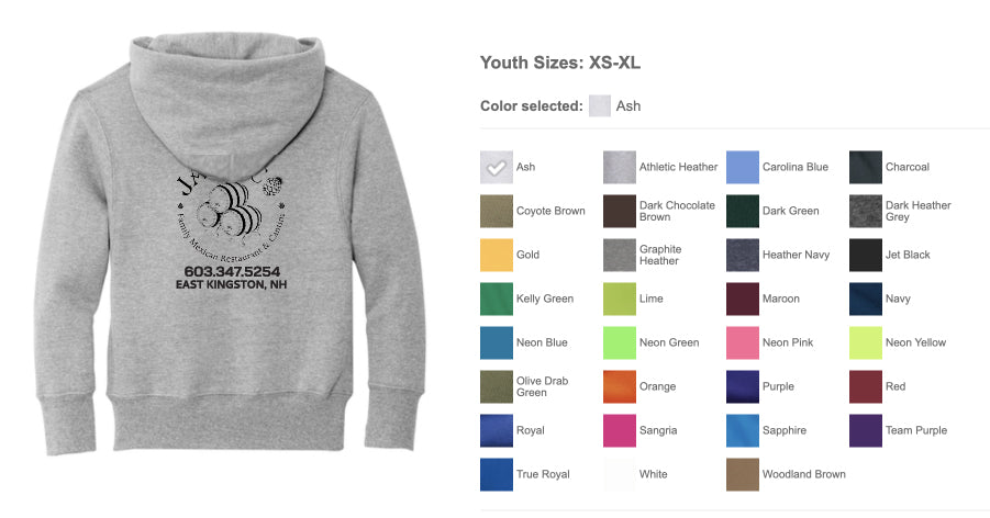 Jalisco Youth Hoodie