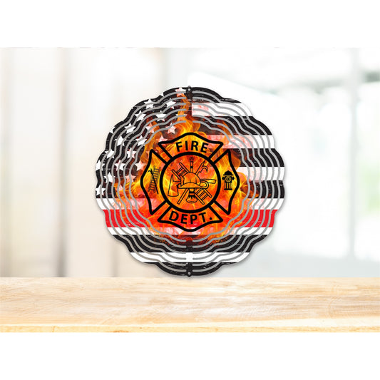 Red Line Maltese Fire Wind Spinner