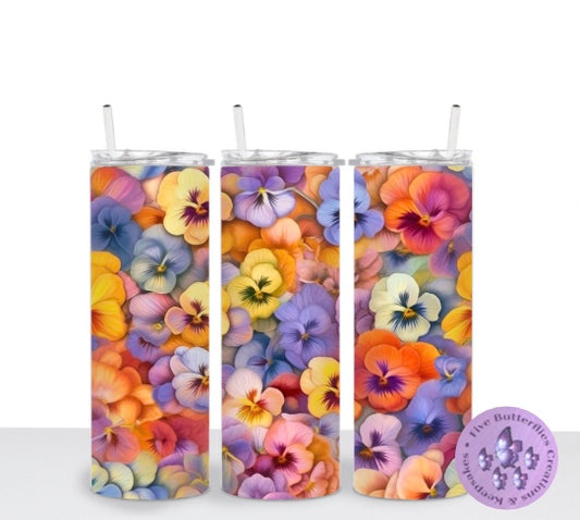 Pansies Tumbler
