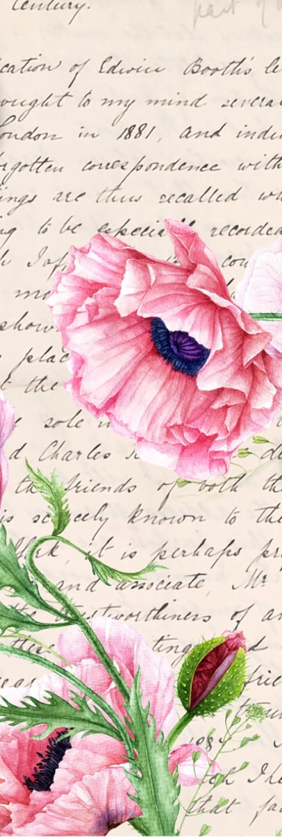 Bookmark_Pink Poppy