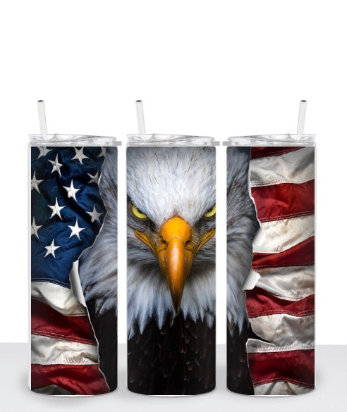 Eagle American Flag