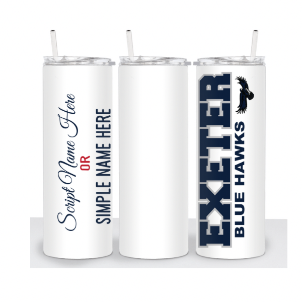School Tumbler with name (EXETER)