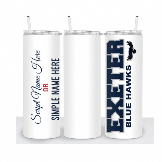 School Tumbler with name (EXETER)