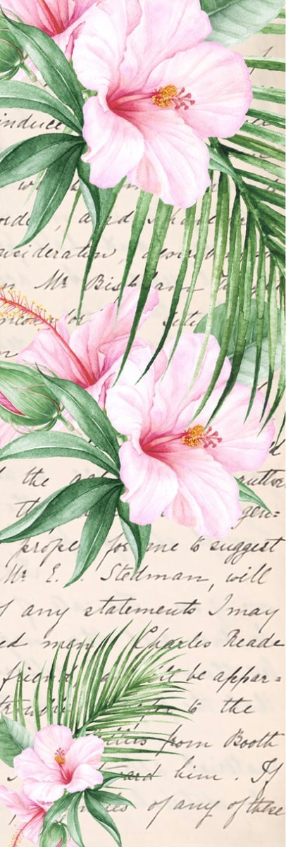 Bookmark_Pink Hibiscus