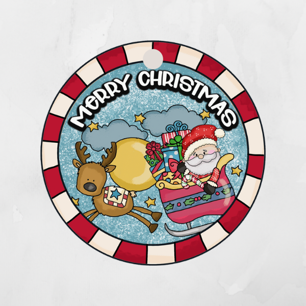 Merry Christmas_Santa Sleigh