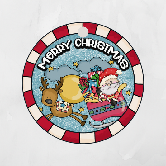 Merry Christmas_Santa Sleigh