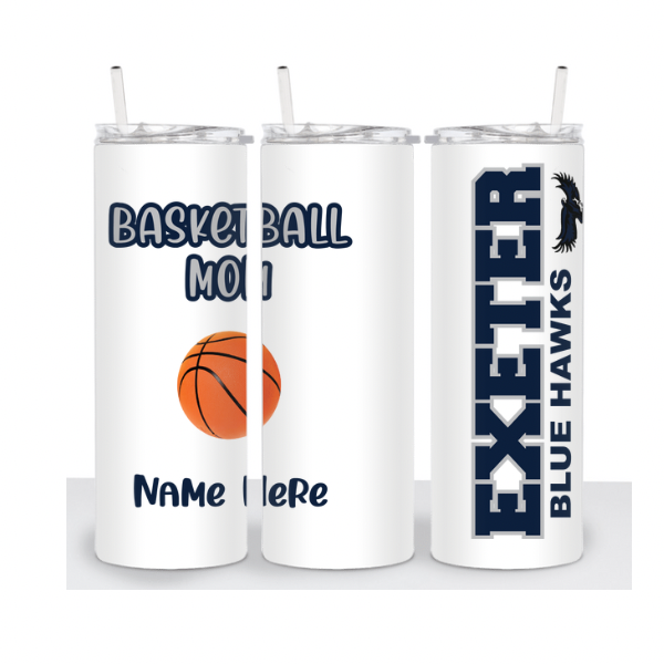 Basketball Mom or Dad School Tumbler  (EXETER)