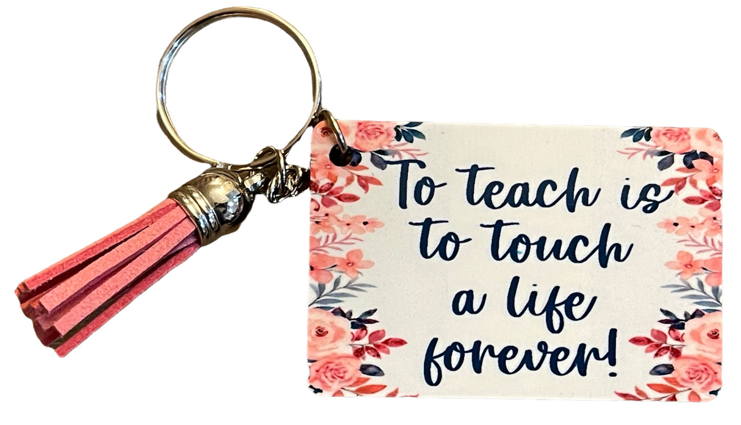 2.3” x 1.5” MDF Rectangle Sublimation Keychain_blank/custom