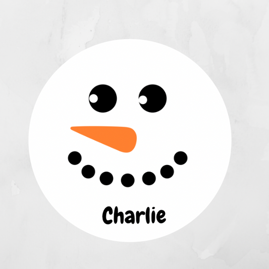 Snowman Face w/name