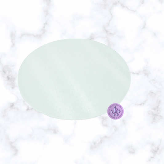 Round Glass Cutting Board 8”_Custom