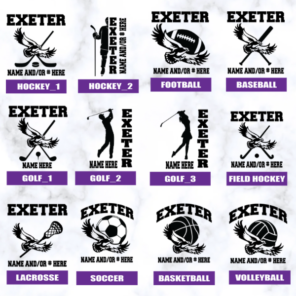 Exeter Sports Decals