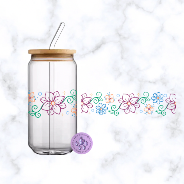 Flower Band_1 Glass Can