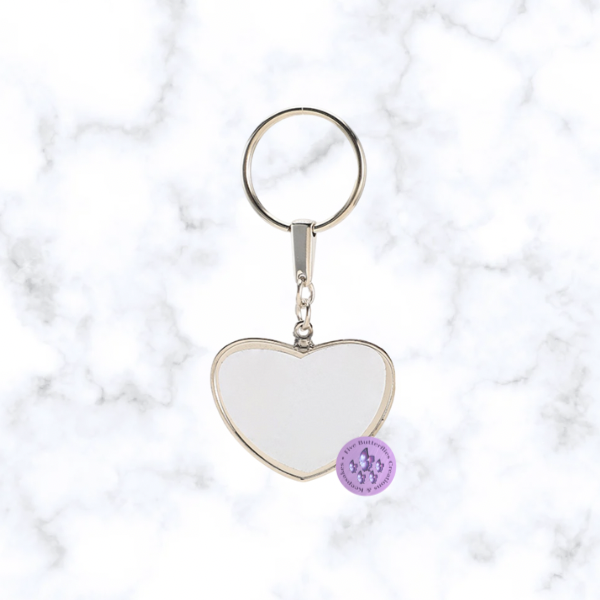 Heart Keychain, double sided_custom