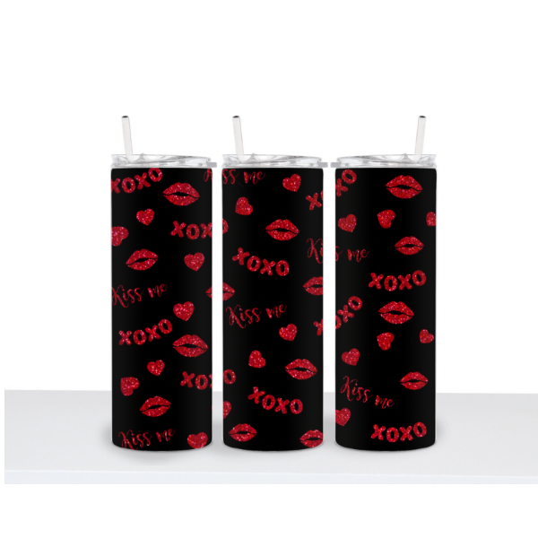 Valentine Kiss Me - Black