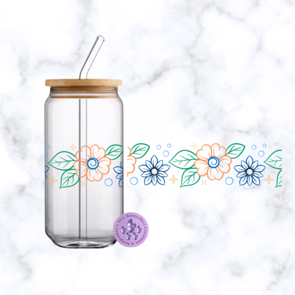 Flower Band_3 Glass Can